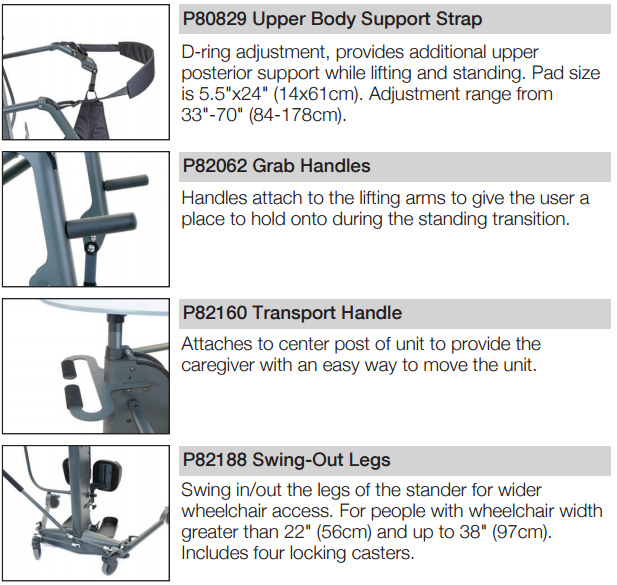 Accessories for EasyStand StrapStand Picture