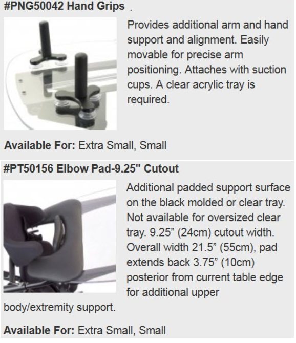 Accessories for EasyStand Bantam Standers Picture
