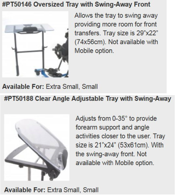 Accessories for EasyStand Bantam Standers Picture