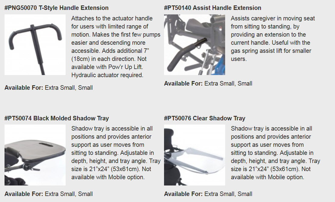 EasyStand Bantam Stander Extra Small and Small Pediatric Standers