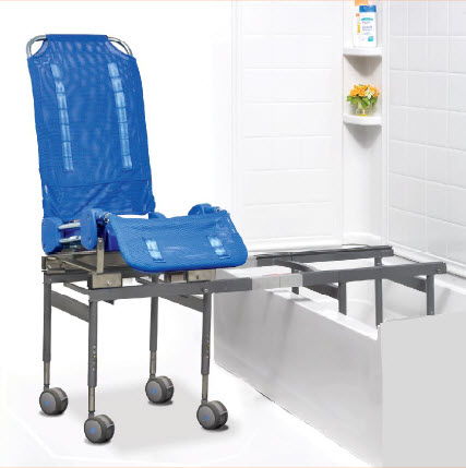 Omni Reclining Shower Commode Chair Or Transfer System : Pediatric 