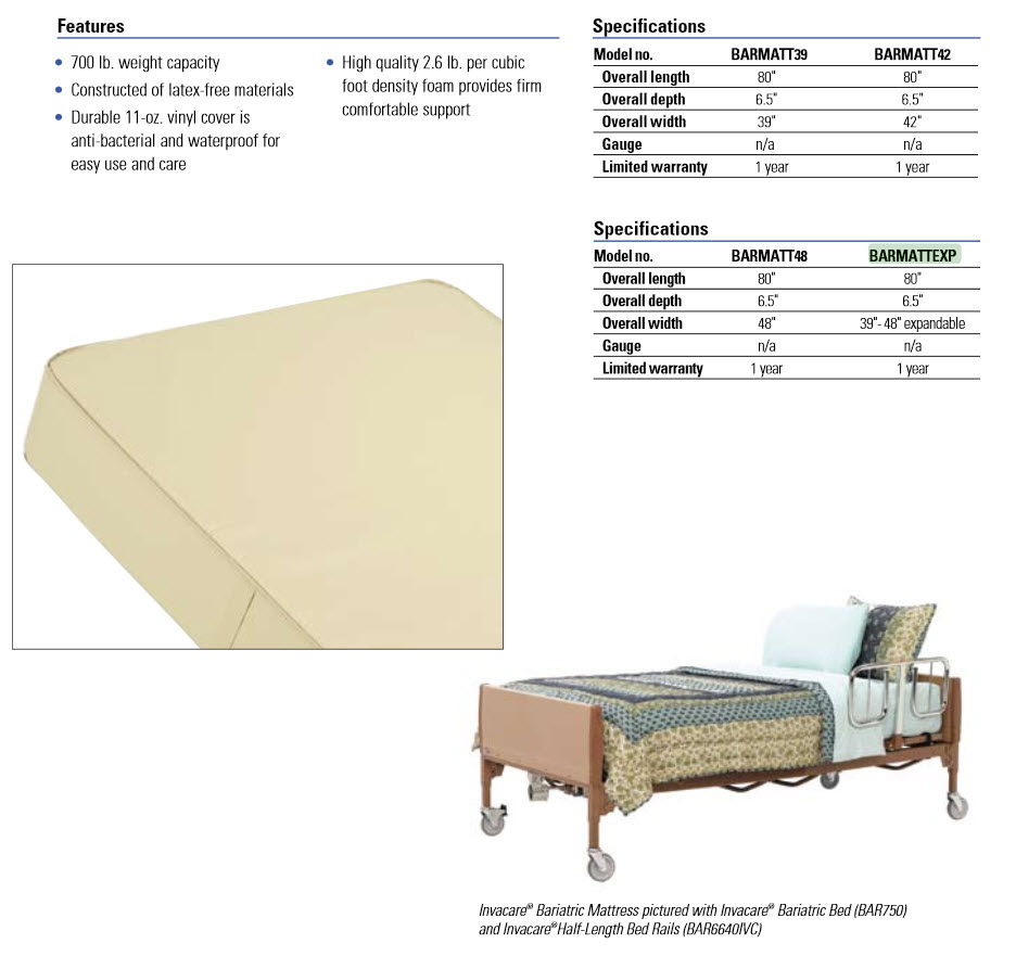 650Pound Expandable Bariatric Bed Package Bariatric Hospital Beds