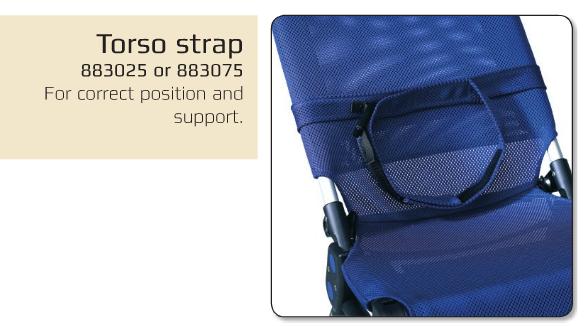 Snug Seat Adjustable Torso Belt for Manatee Bath Chair