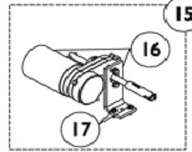 Motor Assembly for Invacare Bariatric Beds