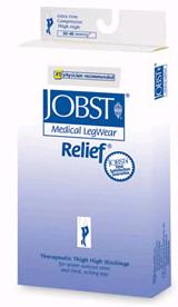 Jobst Relief Open Toe Thigh High Extra Firm Compression Stockings