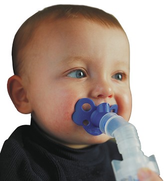 Pedi-Neb Pacifier with Elbow : Nebulizer Accessories