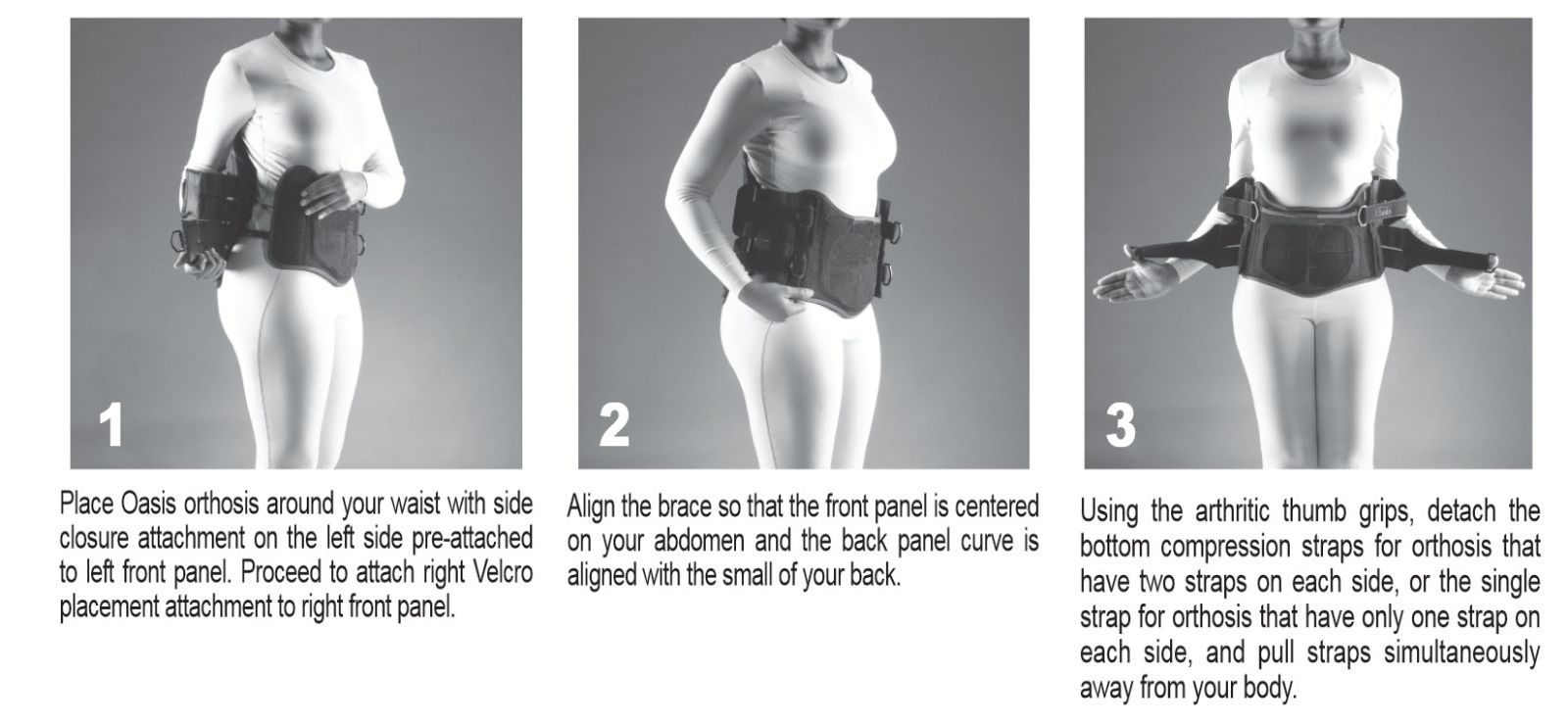 Breathable Oasis TLSO Back Brace With Flexible Design