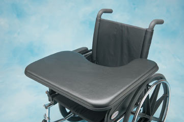 wheelchair flip tray padded lap half rehabmart