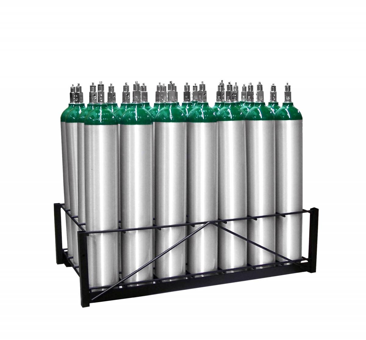 Medical Oxygen Cylinder Warehouse Racks by Responsive Respiratory