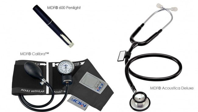 MDF MD One Stainless Steel Dual Head Stethoscope - 77704, 77710