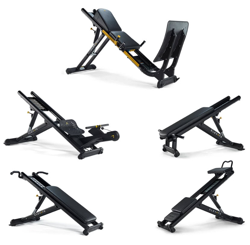 Body-Solid SFID425 Full Commercial Adjustable Weight Bench with Leg Hold  Down