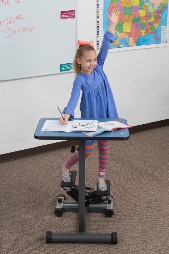 KidsFit Kinesthetic Classroom Standing Foot Fidget Desk