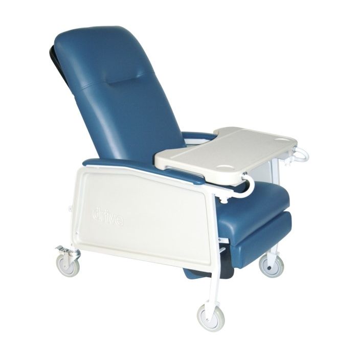 Drive Medical Foam Chair Cushion 3 Inch Blue