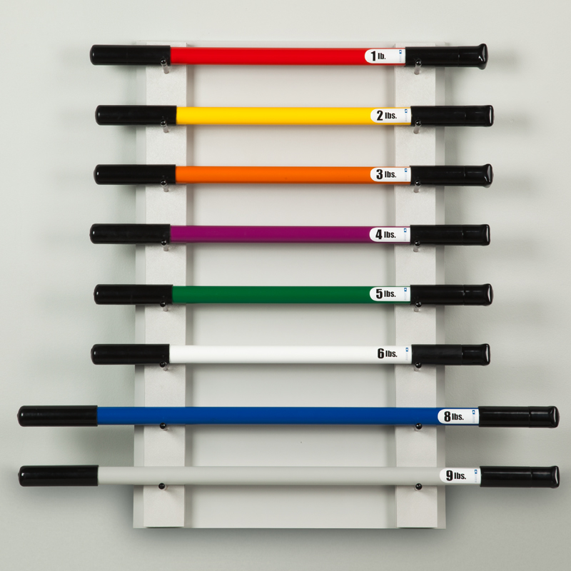 Grip System Weight Bar Rack Strip for Wall Mounting or Floor