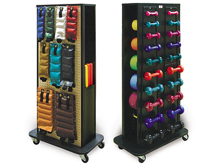 Vertical discount weight rack