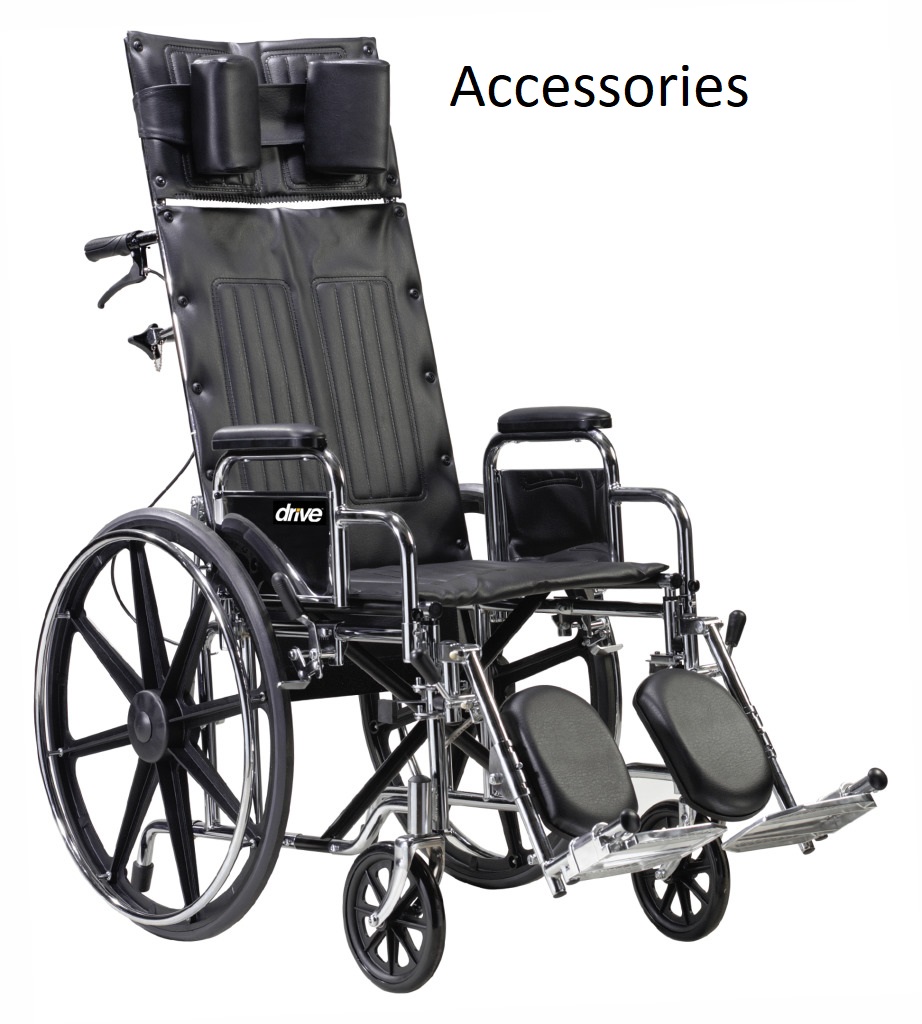 MRI wheelchair accessories, Seat Clamps for MRI heavy duty wheelchairs