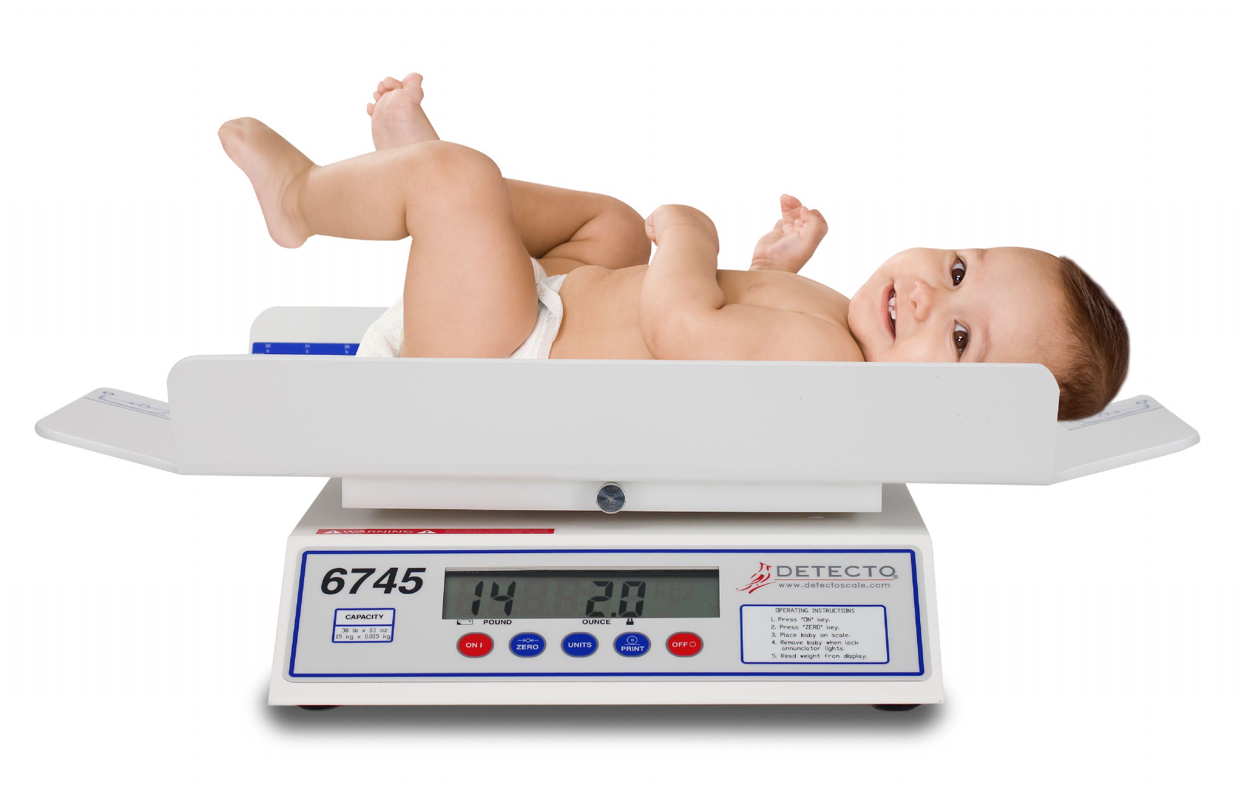 Detecto Digital Infant Scale With Measuring Tape