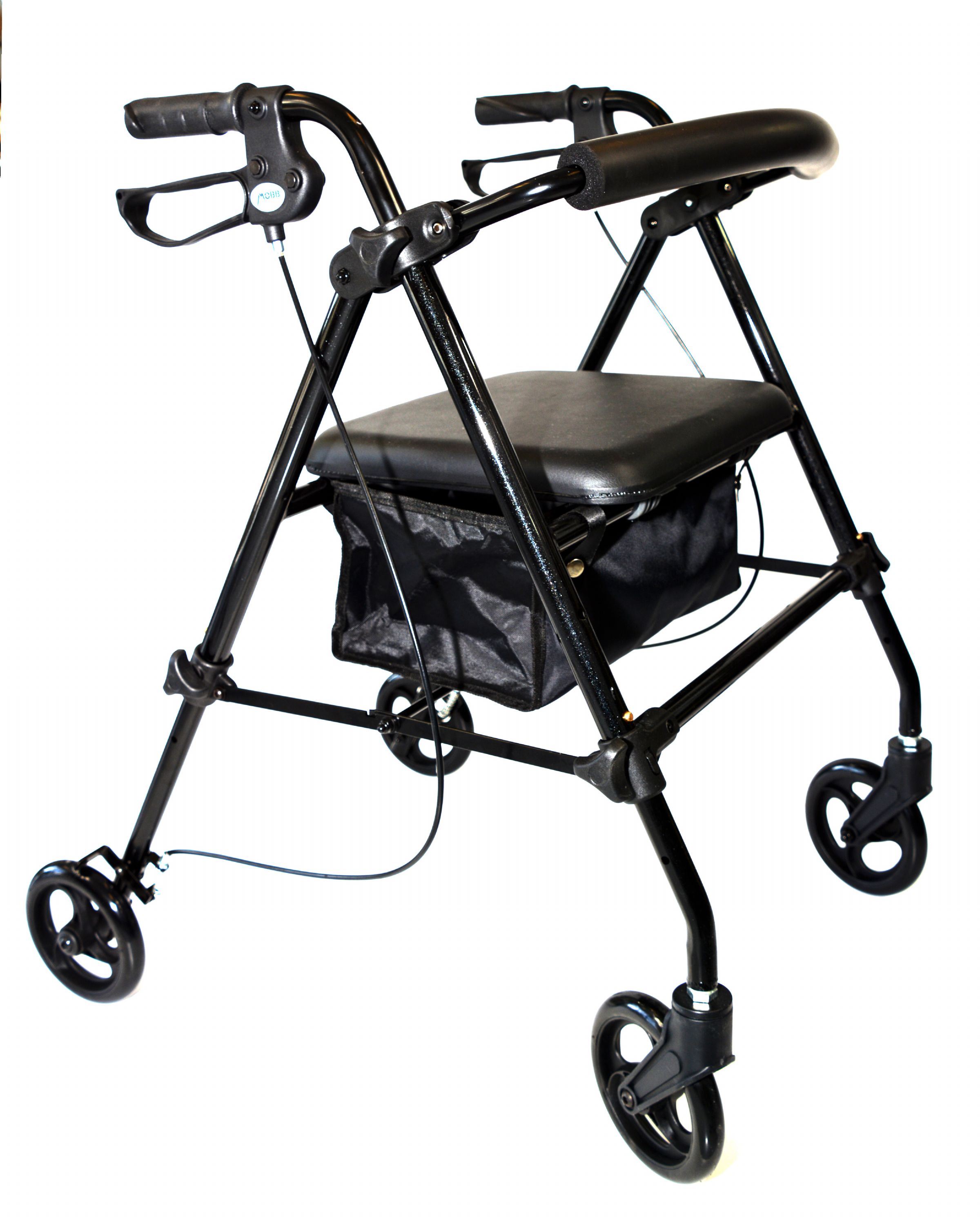 Lightweight Rollator with 6 Inch Wheels - FREE Shipping