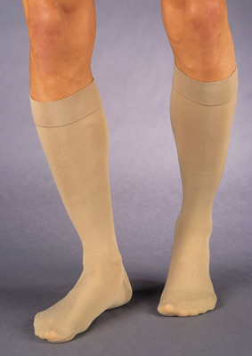 Jobst for Men Thigh High Ribbed Compression Stockings