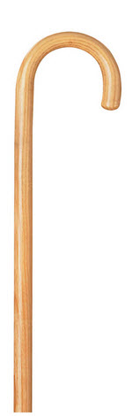 Carex Round Handle Wood Cane, Natural