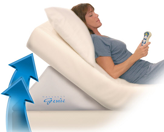 mattress genie adjustable bed wedge system