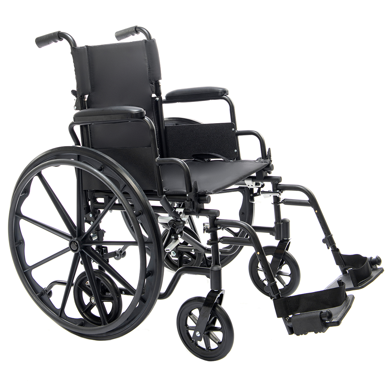 Lightweight Convertible Wheelchair and Transport Chair with Quick ...