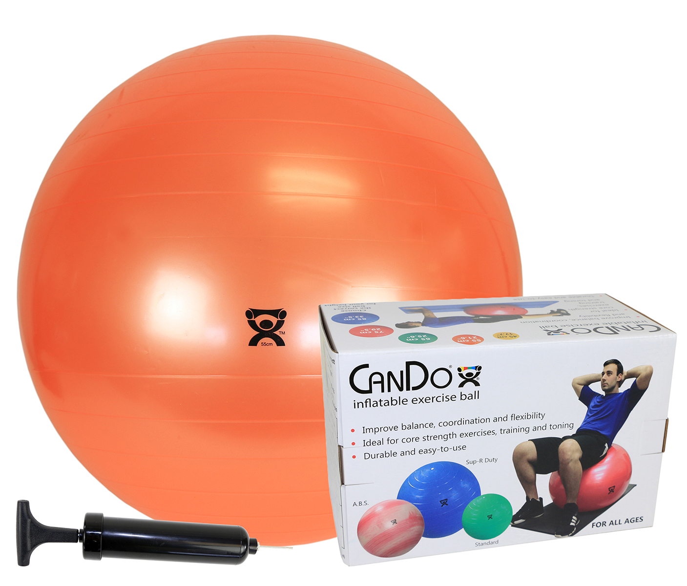 Inflatable workout shop ball