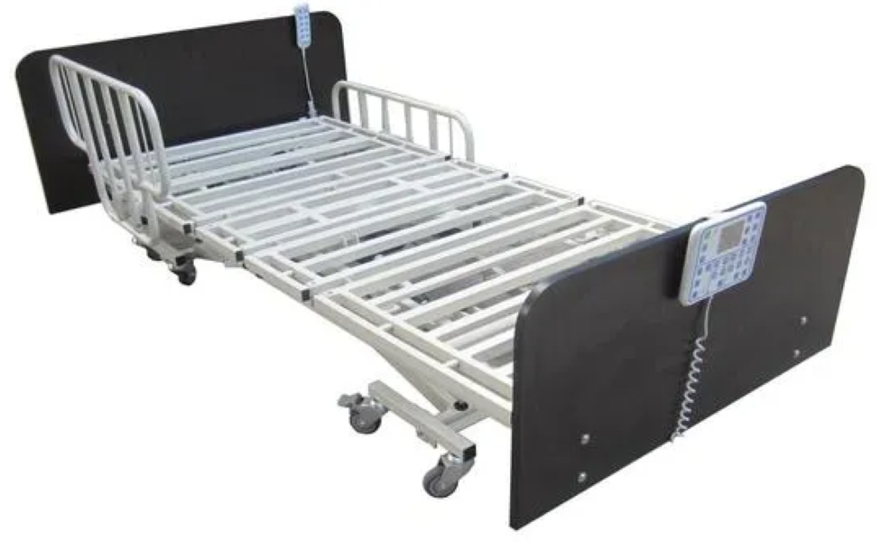 Medacure Adjustable Height Bariatric Hospital Bed and Built in