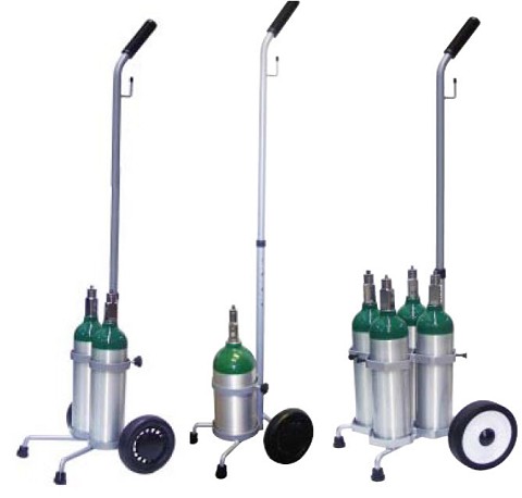Portable Oxygen Cylinder Carts ON SALE - FREE Shipping