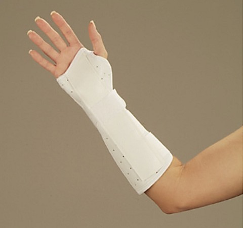 Leatherette Wrist and Forearm Splint