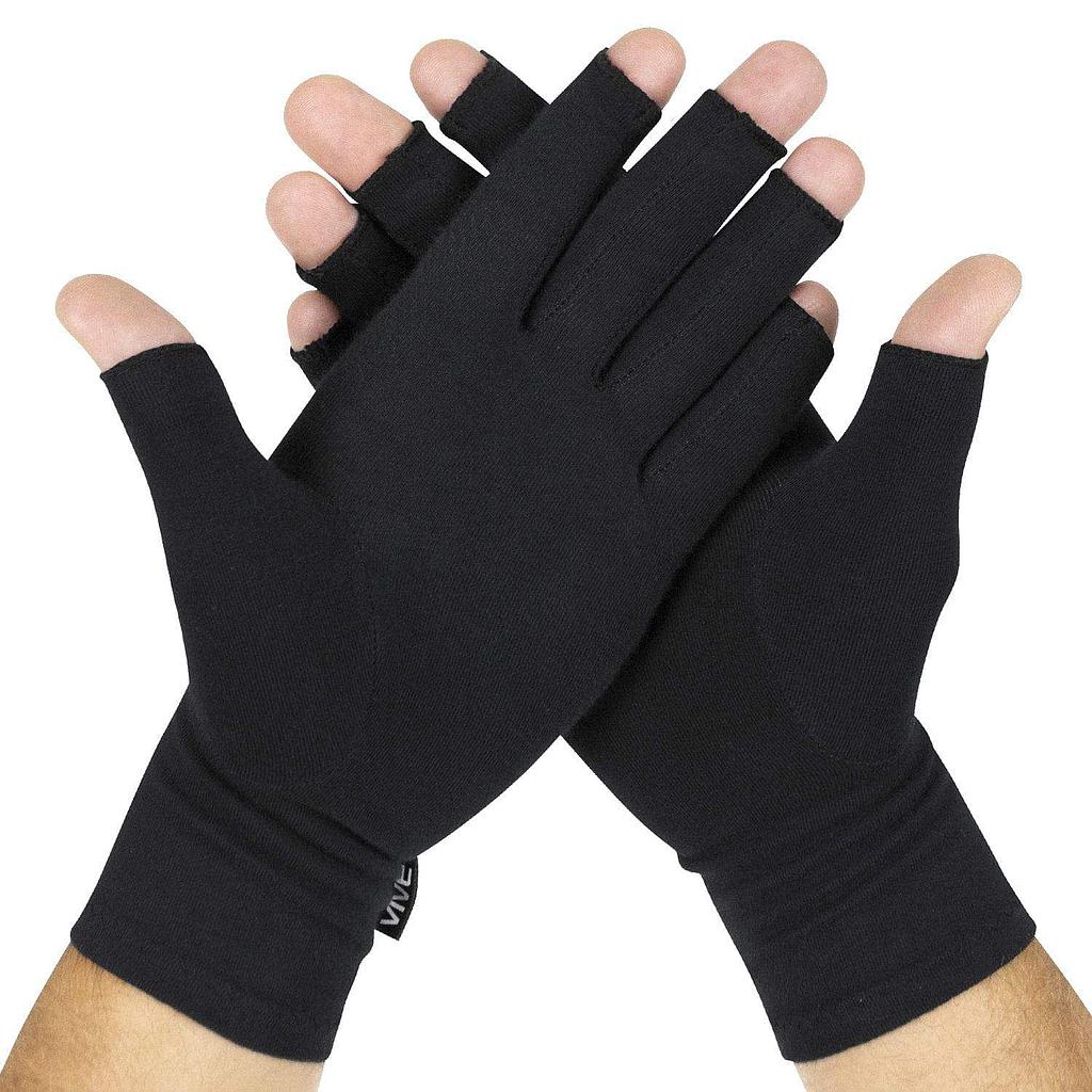 Arthritis Compression Gloves With Open Tips from Vive Health