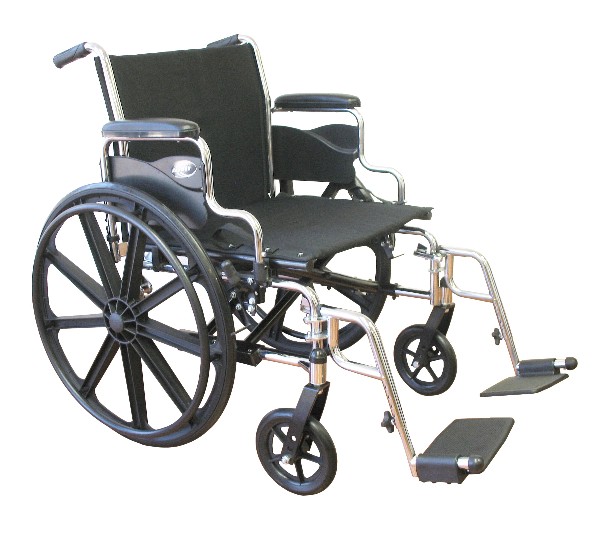 Extra Wide Heavy Duty Deluxe Bariatric Wheelchair By Karman Healthcare 8992