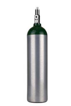 MD Aluminum Oxygen Cylinder with 416 Liter Capacity and Toggle Valve