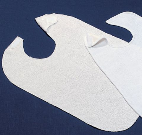 terry cloth bibs for adults