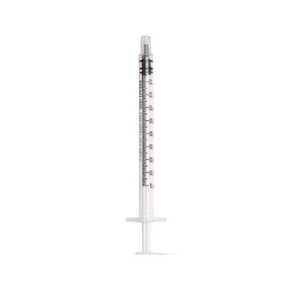 Oral Syringes with 1 mL Capacity and Self-Righting Cap for Liquid ...