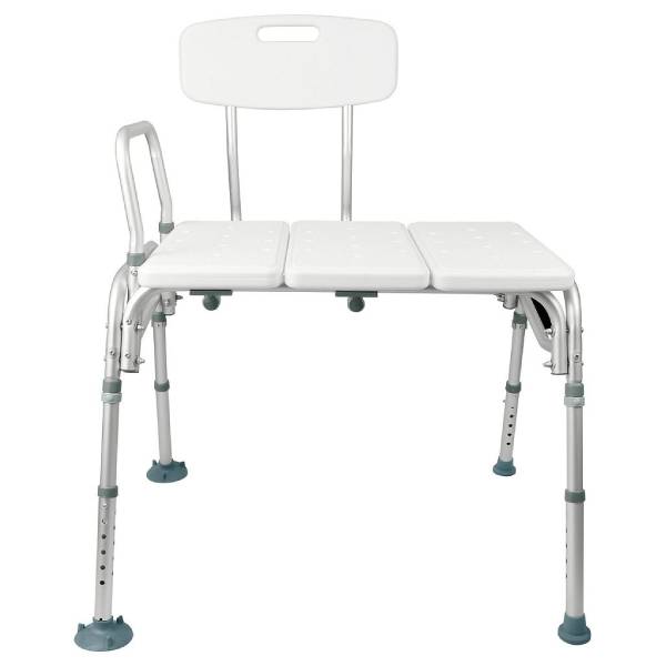 Adjustable Tub Transfer Bench with Adjustable Height, Non-slip Legs and ...