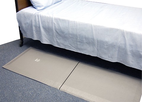 Secure Beveled Edge Cushioned Bedside Floor Safety Fall Mat