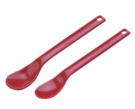 Maroon Spoons, Small (Package of 10) - The Sensory Kids<sup>®</sup> Store