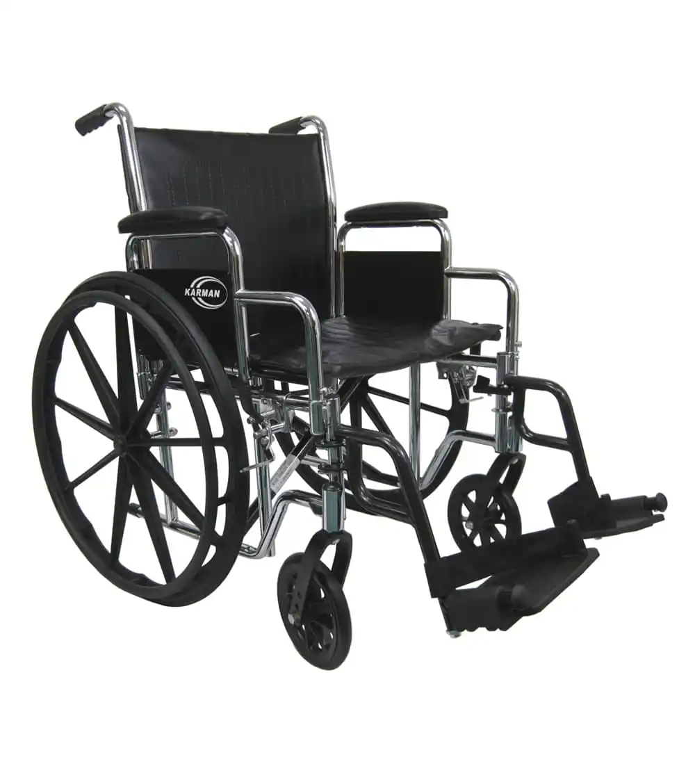 Wheelchair Seat Upholstery Vinyl, Black (22 x 18)