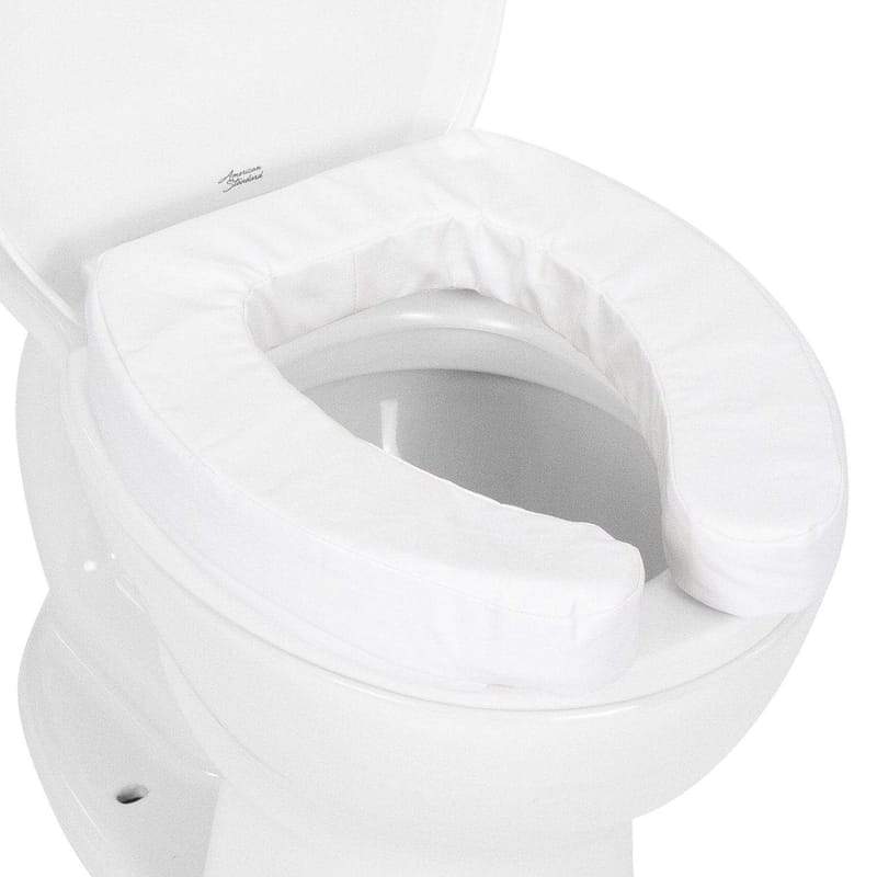 Vive Gel Toilet Seat Cushion Cover - Raised Padded Riser Cushion for  Elongated, Standard, and Commode Chairs- Seat Warmer Pressure & Pain Relief