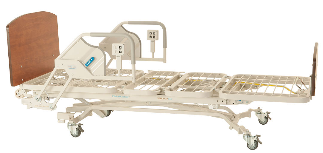 MedMizer SS RetractaBed Low Hospital Bed