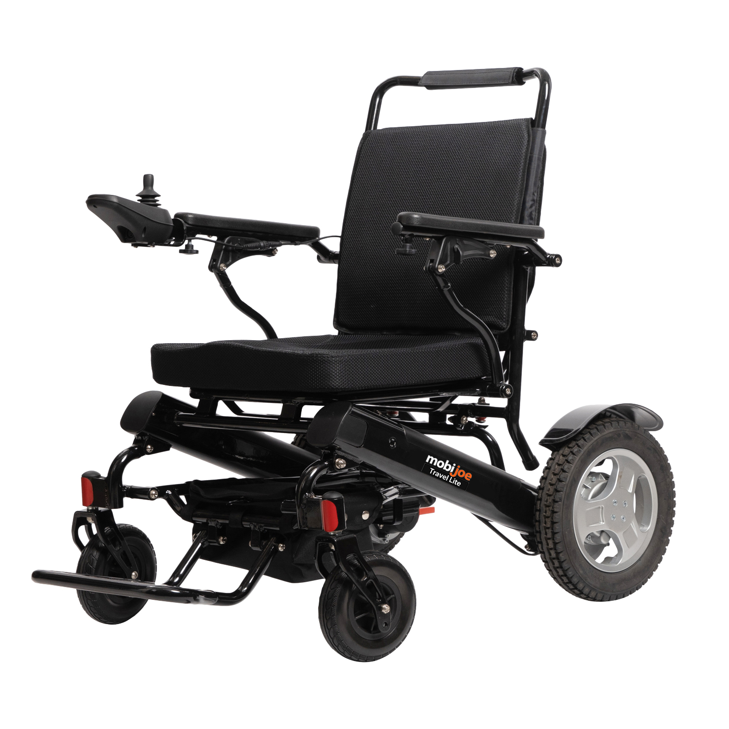 Foldable Power Wheelchair, Lightweight & Portable, Dual-Motor Design ...