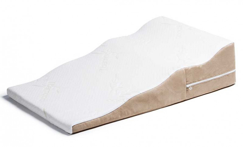 Wave Side Support Memory Foam Wedge Pillow By Avana Comfort