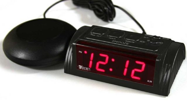 Deaf Alarm Clock | Hard of Hearing | Vibrating Alarm Clock | Sonic Boom ...