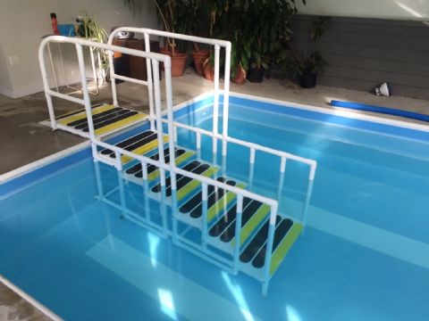 portable steps for inground pool