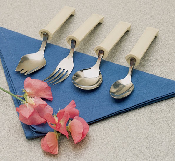 Adaptive Equipment For Eating Rocker Knife Weighted Utensils