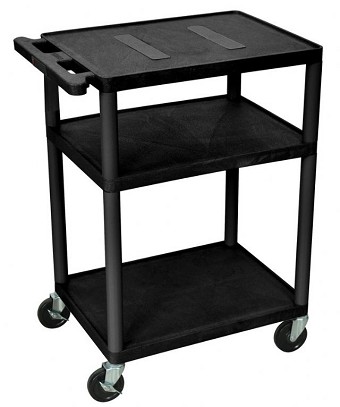 AV Cart  Rolling TV Stand  Utility Cart  Audiovisual Equipment Accessories  Office Furniture