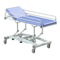 Lopital Vienna Adult Changing Table - Hydraulic Height Adjustable Changing Table with Side Rails and 4 Wheels