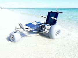 EZ Roller Floating Beach Wheelchair, ADA-Compliant | Made in the USA!