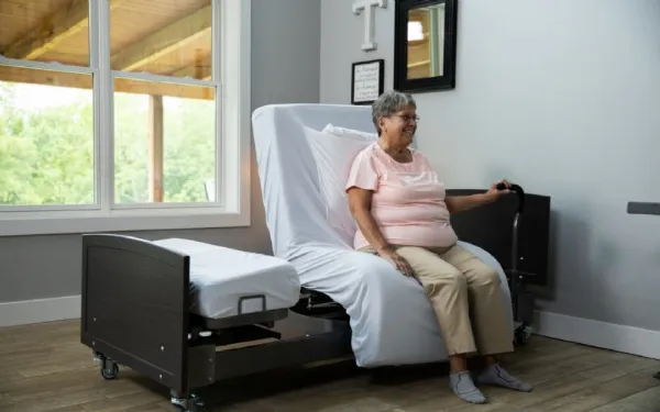 Hospital chair that best sale turns into a bed